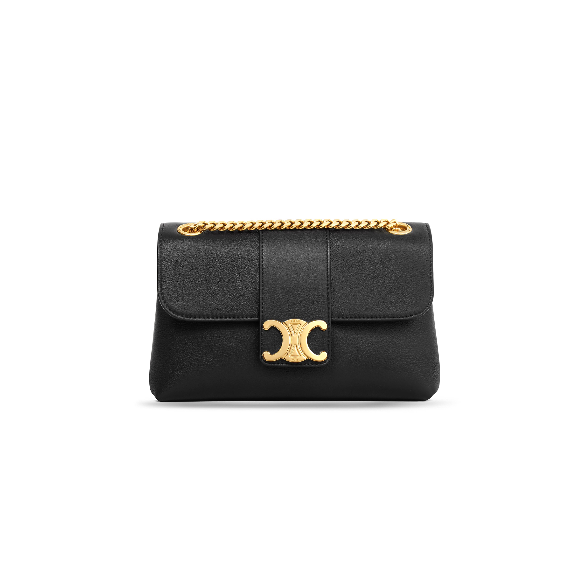 CELINE TEEN CELINE VICTOIRE BAG IN SUPPLE GRAINED CALFSKIN 116593FDU.38NO (23.5*14*8cm)